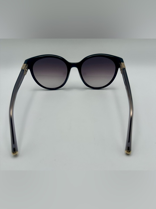 Escada Havana Sunglasses Black Gray Gold Logo Pantos Full Rim Oval SESD33S New